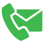 icons (1) A green phone and an envelope are shown.